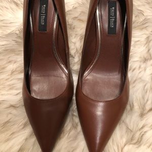 White House Black Market Brown heels